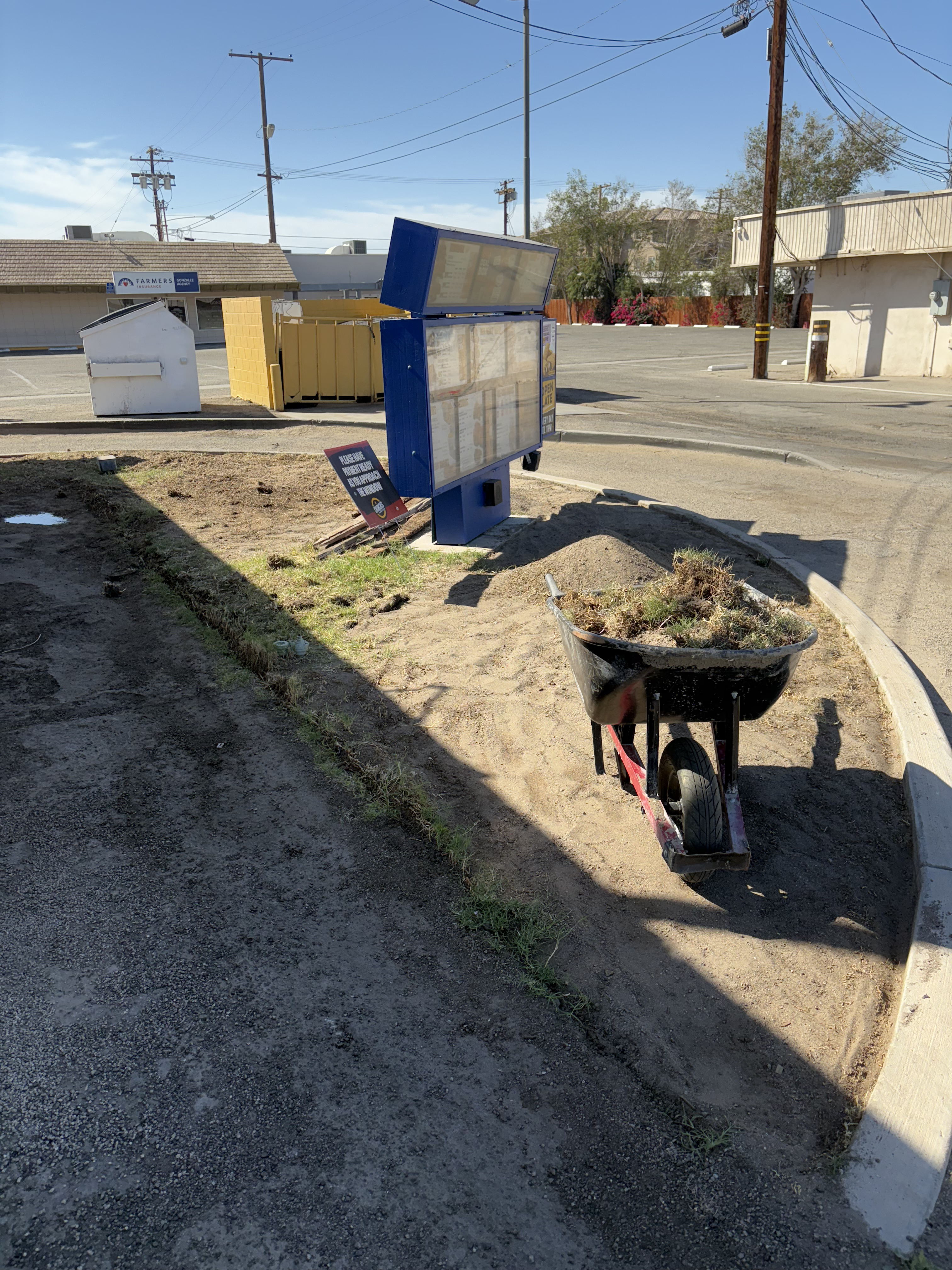 Commercial cleanup before service