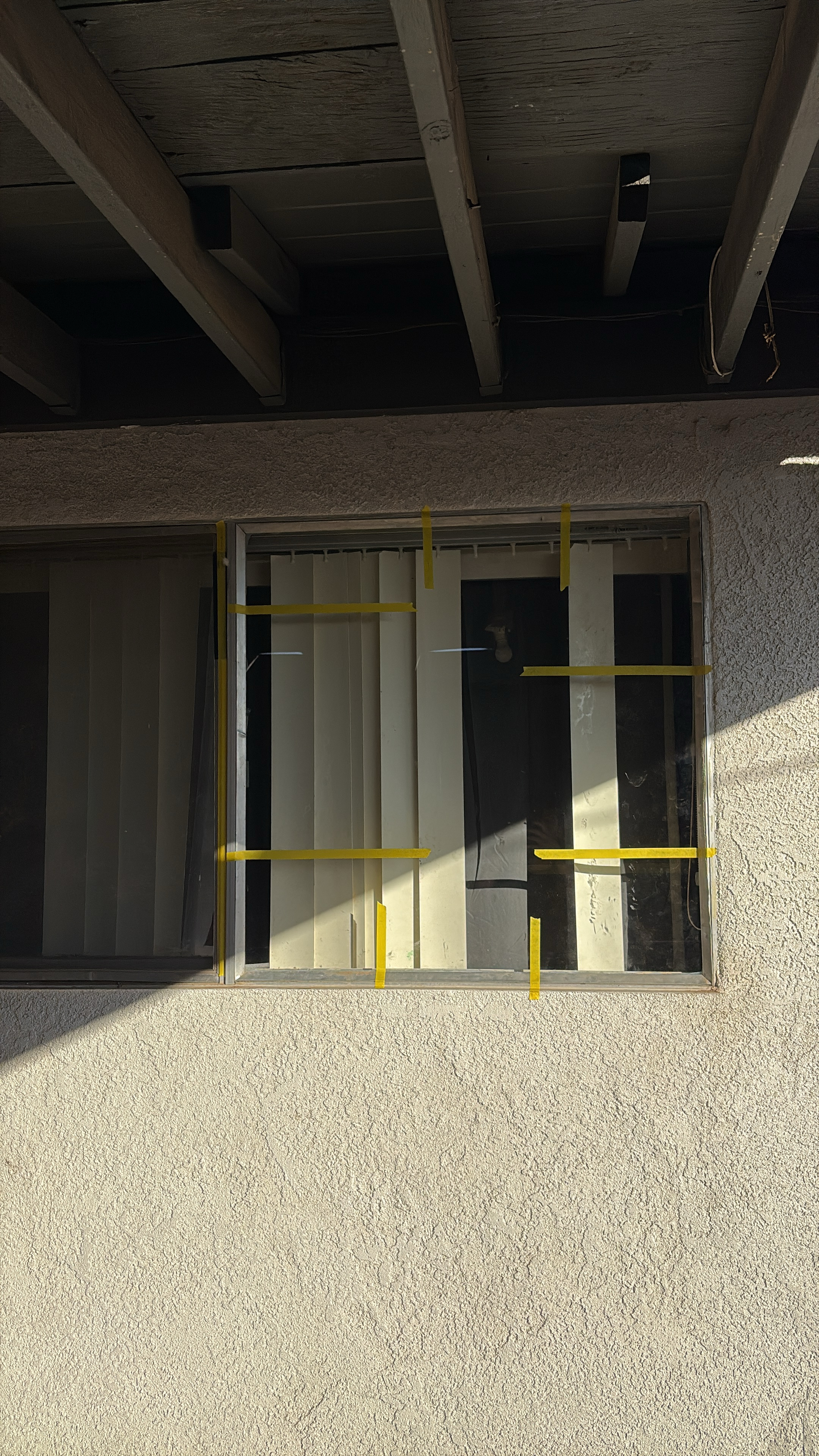 Window repair after service